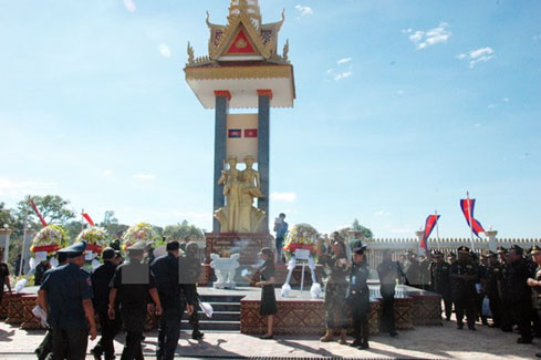 Празднование 38-й годовщины победы в войне за защиту юго-западной границы страны